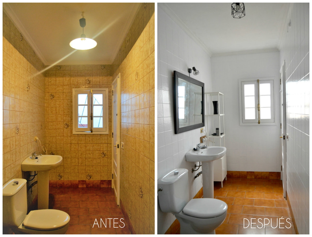 baño pintado con pintura epoxi